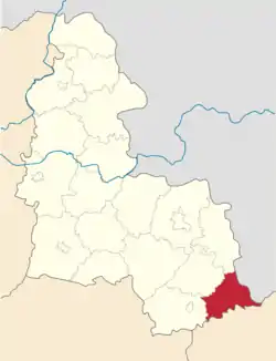 Raion location in Sumy Oblast