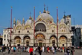 Image 8St Mark's Basilica in Venice, one of the best known examples of Italo-Byzantine architecture (from Culture of Italy)