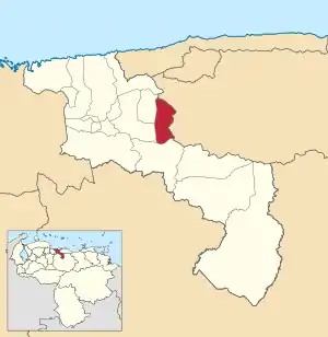 Location in Aragua