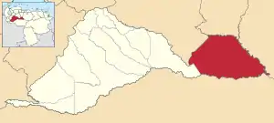 Location in Barinas