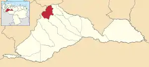 Location in Barinas