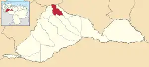 Location in Barinas