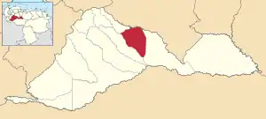 Location in Barinas