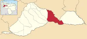 Location in Barinas