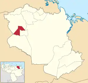 Location in Monagas