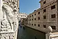 Bridge of Sighs from the bridge in front of it.