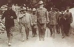 Image 31President Carranza in La Cañada, Querétaro, January 22, 1916. (from History of Mexico)