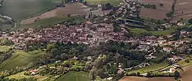 An aerial view of Verfeil