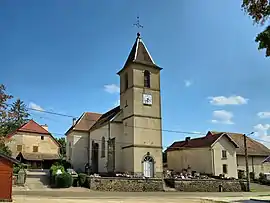 The church in Vernois-lès-Belvoir