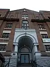 Veronica's Veil Community Arts Center (formerly St. Michael's Mädchen Schule and then South Side Catholic High School: West Building), built circa 1900, at 44 Pius Street.