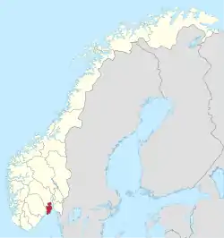 Vestfold within Norway