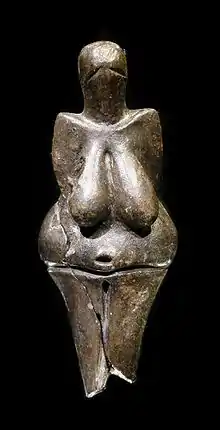 Venus of Dolní Věstonice, ceramic figurine, 29,000 BC-25,000 BC