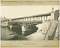 The new bridge over the Petit Bras, photographed in 1906