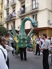 Vibria in a parade in Reus (Spain)