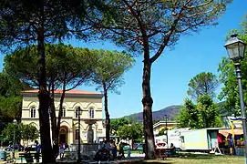 The town's square