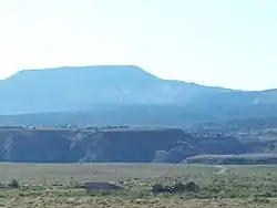 Victor, as seen from a dirt road near Elmo, August 2010