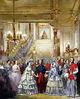 Arrival of the Queen of England at the Palace of Saint Cloud (1855)