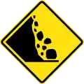 (W5-V132) Falling Rocks (left) (Used in Victoria)