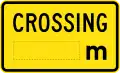 (W8-V106) Crossing Ahead (Used in Victoria)