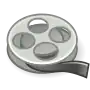 A reel of film (vector logo)