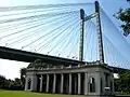 Prinsep memorial overlooked by Vidyasagar Setu