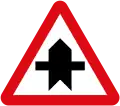 Crossroad with priority