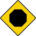 Stop sign ahead