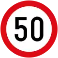 Maximum speed limit