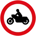 No motorcycles