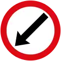 Keep left