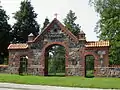 Viesīte cemetery gates