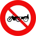 111c: No motorcycles with side-car