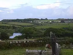 View of Lamanva from Mabe churchyard