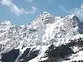 View from Kananaskis Village of Mount Kidd