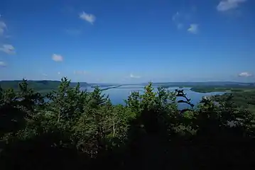 View from Trempealeau Mountain peak