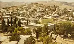 Village View from The Crusader Castle in 1969