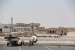 A view of Al Thakhira from the beach.