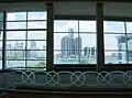 View from Caesars Windsor casino resort overlooking Detroit