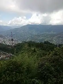 View of Gangtok from Hanuman Tok