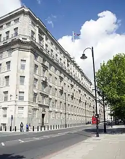 View of Thames House from Millbank.