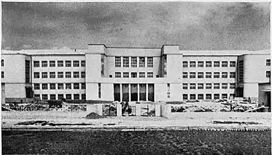 Secondary school (1933) designed by Egon Steinmann in Zagreb