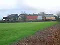 Viewfield farm on the road to Stewarton, looking across the site of the old Toll house.