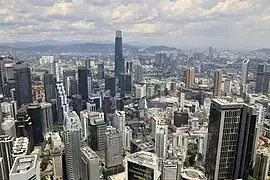 View from Kuala Lumpur Tower in 2023