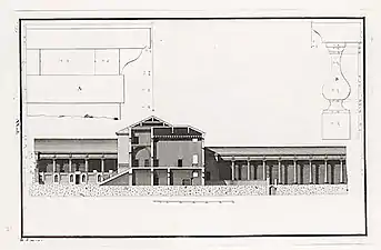 Cross section (Ottavio Bertotti Scamozzi, 1778)