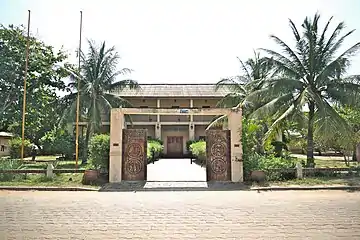 Entrance of Villa Karo.