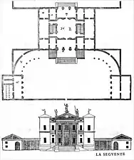 Villa Thiene in I quattro libri dell'architettura