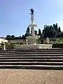 The fountain of Hercules and Antaeus symbolized how Cosimo had defeated the enemies of Florence through his intelligence.