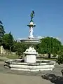 The Fountain of Florence, with a statue of Venus by Giambologna, originally stood in the upper part of the garden at Castello.  It was moved in 1788 to the neighboring Villa Petraia, where it can be seen today.