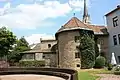 Villach - Reste der Stadtmauer und Wehrturm