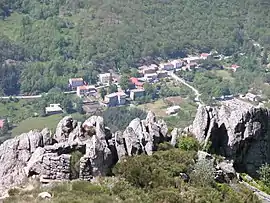 A view of Labastide-sur-Bésorgues